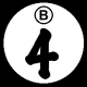 Number B 4